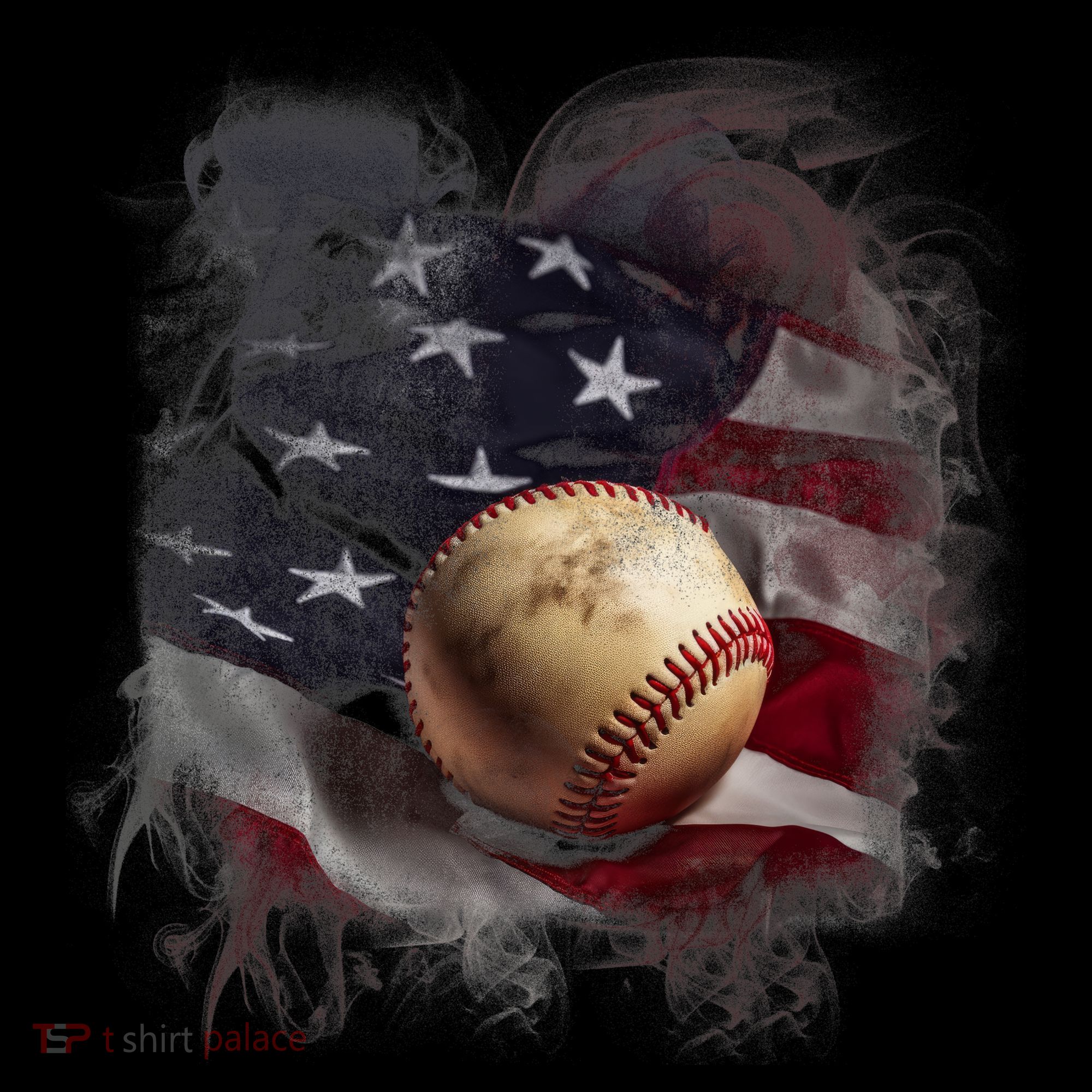 Baseball Usa Flag Backpack