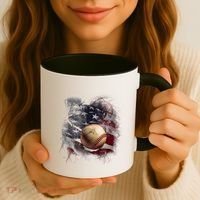 Baseball Usa Flag Coffee Mug thumb 3