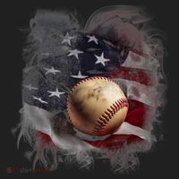 Baseball Usa Flag Tumbler thumb 3