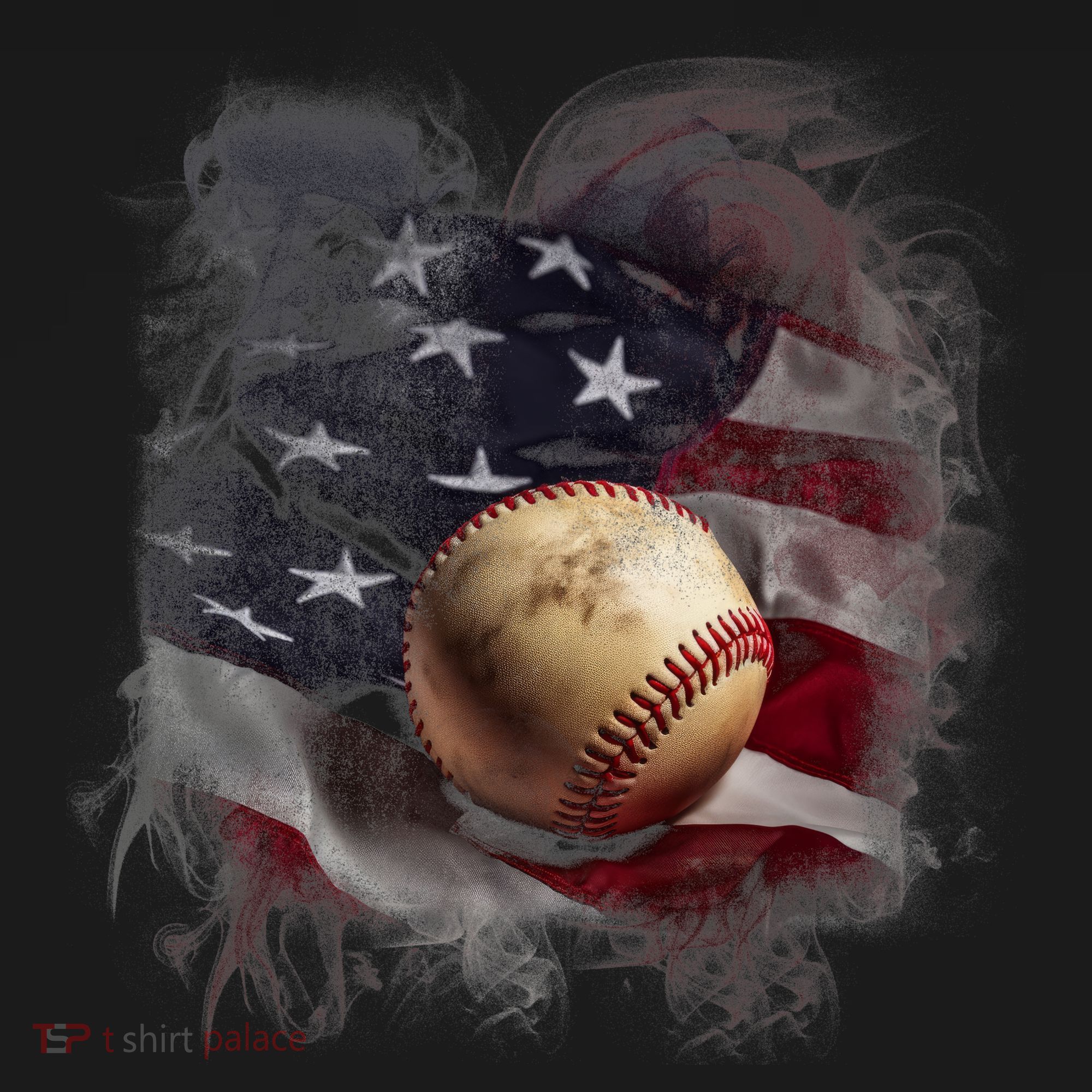 Baseball Usa Flag Ornament