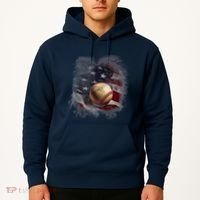 Baseball Usa Flag Hoodie thumb 2