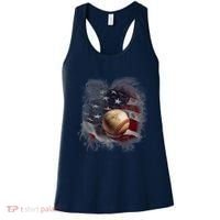 Baseball Usa Flag Women's Tank Top thumb 0