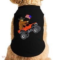 Bigfoot Usa Flag Monster Truck Doggie Tank thumb 0