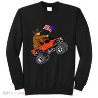 Bigfoot Usa Flag Monster Truck Sweatshirt thumb 0