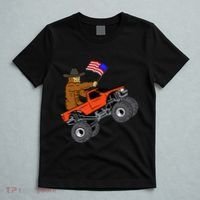 Bigfoot Usa Flag Monster Truck T-Shirt thumb 5