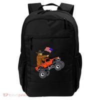 Bigfoot Usa Flag Monster Truck Backpack thumb 0
