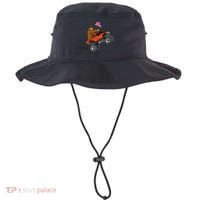 Bigfoot Usa Flag Monster Truck Bucket Hat thumb 0