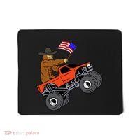 Bigfoot Usa Flag Monster Truck Mousepad thumb 0