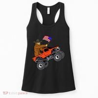 Bigfoot Usa Flag Monster Truck Women's Tank Top thumb 0