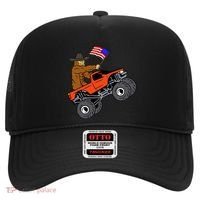 Bigfoot Usa Flag Monster Truck Hat thumb 0