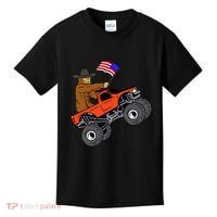 Bigfoot Usa Flag Monster Truck Kids T-Shirt thumb 0
