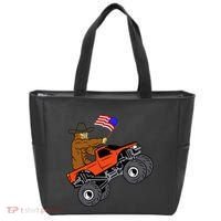 Bigfoot Usa Flag Monster Truck Tote Bag thumb 0