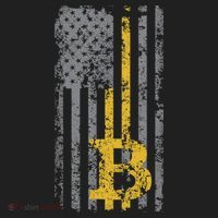 Bitcoin USA Flag Distressed Digital Currency Lover Tumbler thumb 3