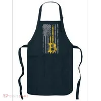 Bitcoin USA Flag Distressed Digital Currency Lover Apron thumb 0