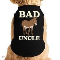 Bad Uncle Funny Uncle Donkey Uncles Gift Doggie Tank thumb 0