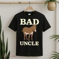 Bad Uncle Funny Uncle Donkey Uncles Gift T-Shirt thumb 2