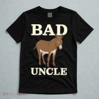 Bad Uncle Funny Uncle Donkey Uncles Gift T-Shirt thumb 5