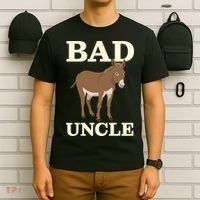 Bad Uncle Funny Uncle Donkey Uncles Gift T-Shirt thumb 6