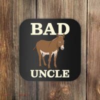 Bad Uncle Funny Uncle Donkey Uncles Gift Coaster thumb 0