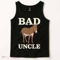 Bad Uncle Funny Uncle Donkey Uncles Gift Tank Top thumb 2