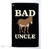 Bad Uncle Funny Uncle Donkey Uncles Gift Golf Towel thumb 0