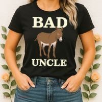 Bad Uncle Funny Uncle Donkey Uncles Gift Women's T-Shirt thumb 2
