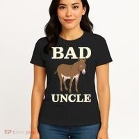 Bad Uncle Funny Uncle Donkey Uncles Gift Women's T-Shirt thumb 4