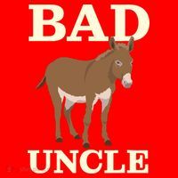 Bad Uncle Funny Uncle Donkey Uncles Gift Santa Hat thumb 1