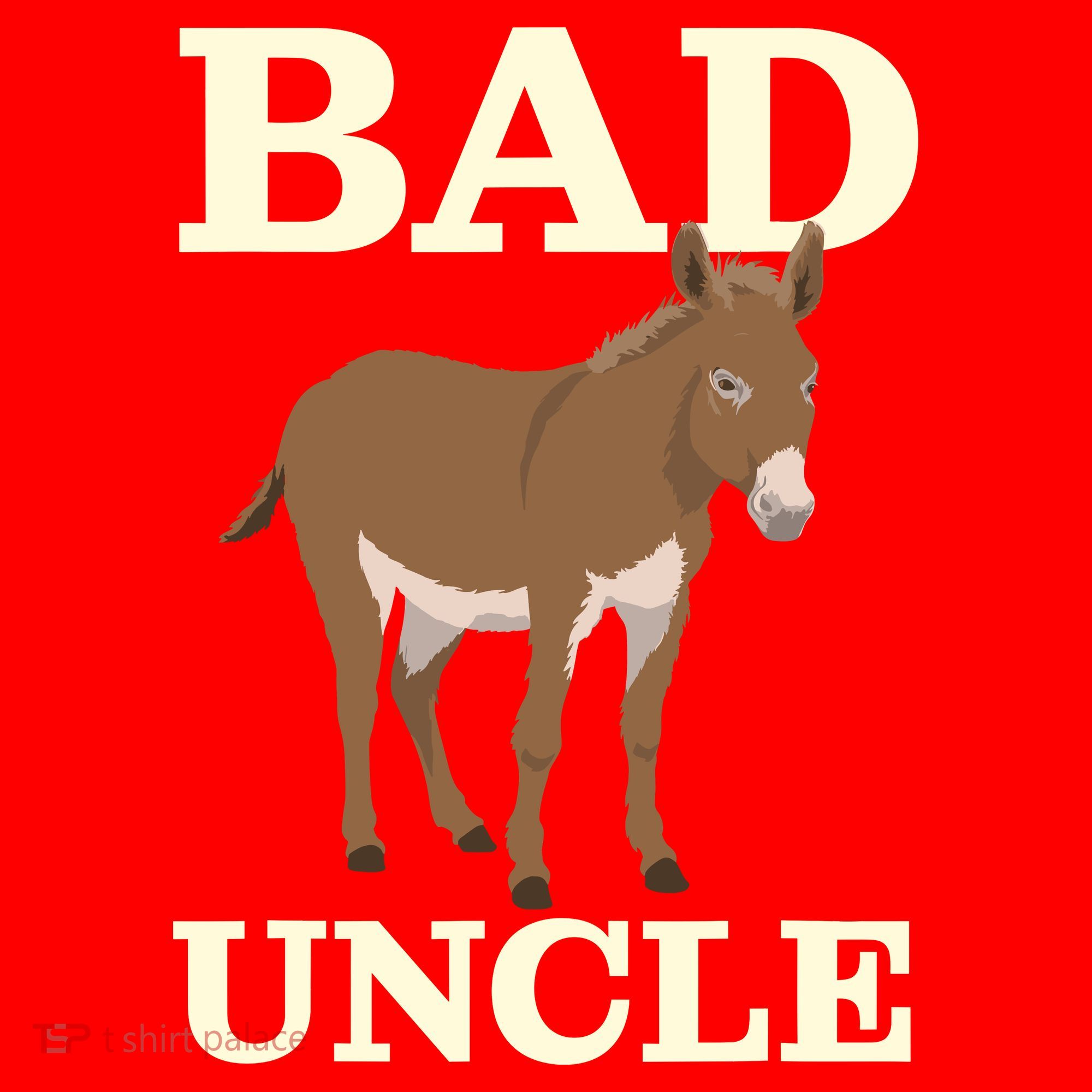 Bad Uncle Funny Uncle Donkey Uncles Gift Santa Hat