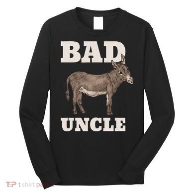 BADASS Uncle Funny Pun Cool Long Sleeve Shirt