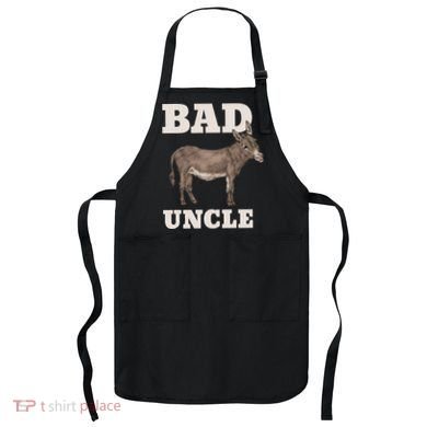 BADASS Uncle Funny Pun Cool Apron