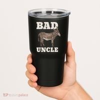 BADASS Uncle Funny Pun Cool Tumbler thumb 2
