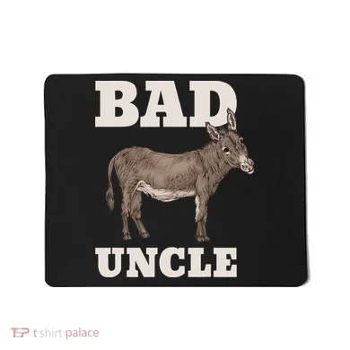 BADASS Uncle Funny Pun Cool Mousepad