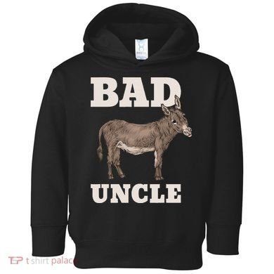 BADASS Uncle Funny Pun Cool Toddler Hoodie