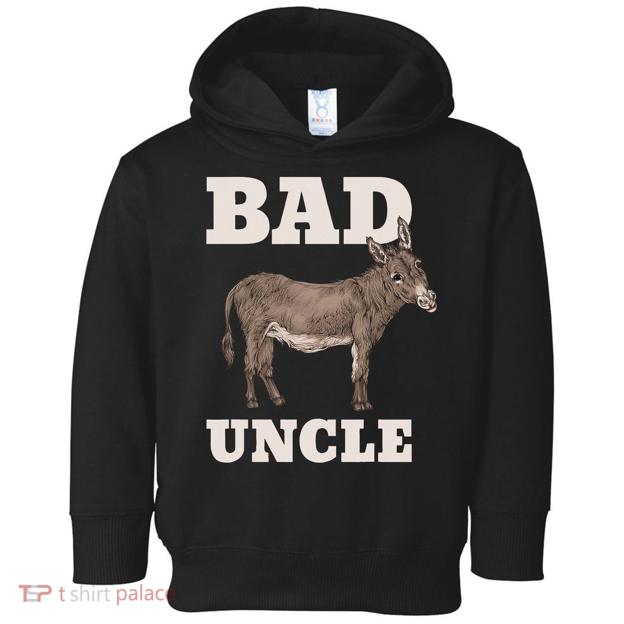 BADASS Uncle Funny Pun Cool Toddler Hoodie