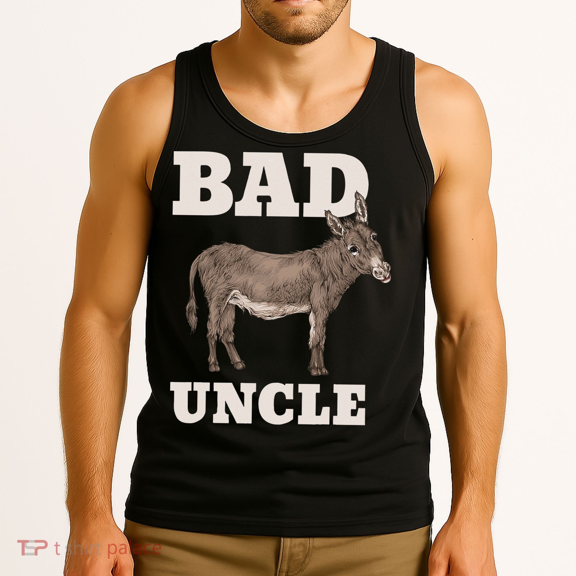 BADASS Uncle Funny Pun Cool Tank Top