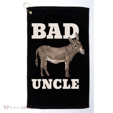 BADASS Uncle Funny Pun Cool Golf Towel