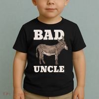 BADASS Uncle Funny Pun Cool Toddler T-Shirt thumb 2