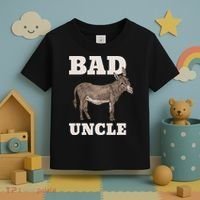 BADASS Uncle Funny Pun Cool Toddler T-Shirt thumb 3