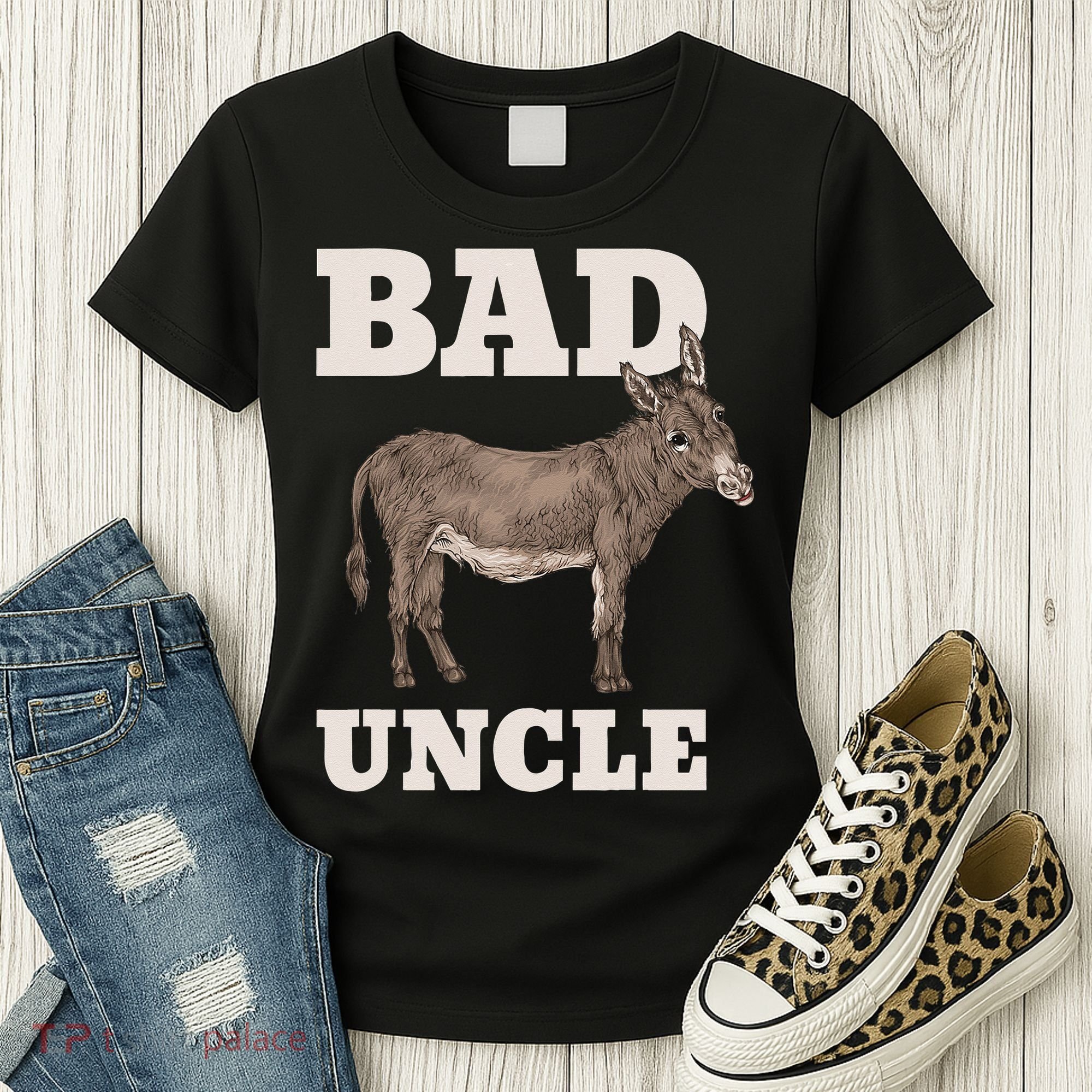 BADASS Uncle Funny Pun Cool Women's T-Shirt