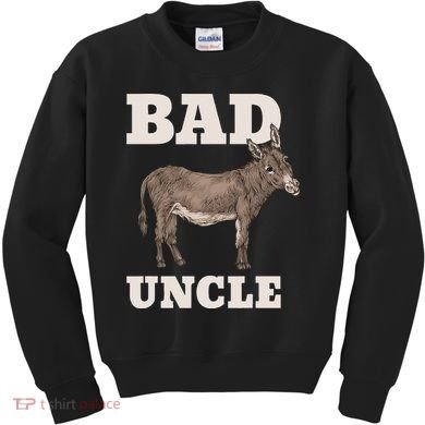 BADASS Uncle Funny Pun Cool Kids Sweatshirt