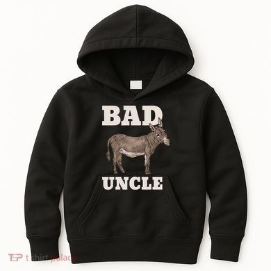 BADASS Uncle Funny Pun Cool Kids Hoodie