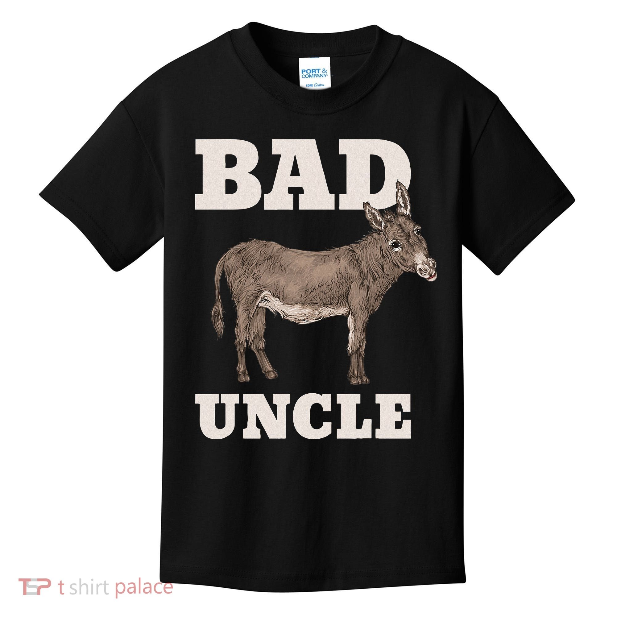 BADASS Uncle Funny Pun Cool Kids T-Shirt