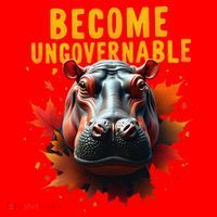 Become Ungovernable Funny Baby Hippo Moo Deng Funny Groovy Santa Hat thumb 1