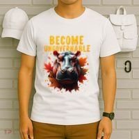 Become Ungovernable Funny Baby Hippo Moo Deng Funny Groovy T-Shirt thumb 6