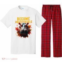 Become Ungovernable Funny Baby Hippo Moo Deng Funny Groovy Pajama Set thumb 0