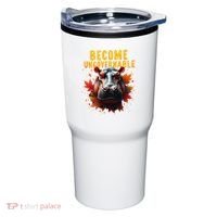 Become Ungovernable Funny Baby Hippo Moo Deng Funny Groovy Tumbler thumb 0