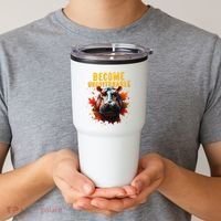 Become Ungovernable Funny Baby Hippo Moo Deng Funny Groovy Tumbler thumb 2