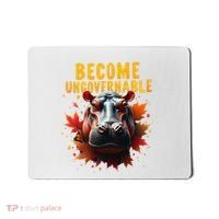 Become Ungovernable Funny Baby Hippo Moo Deng Funny Groovy Mousepad thumb 0