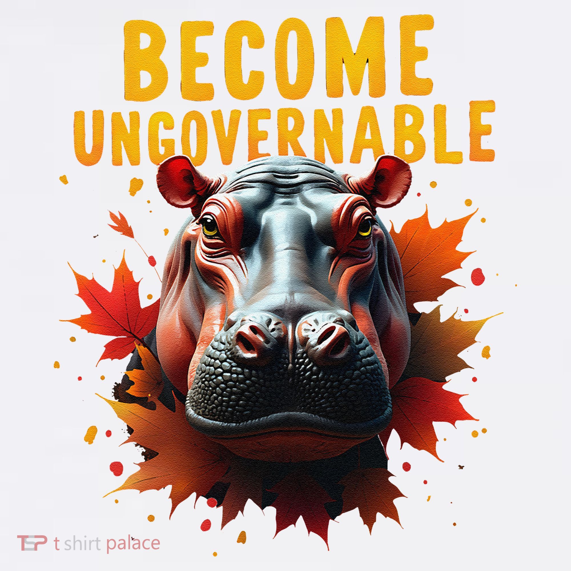 Become Ungovernable Funny Baby Hippo Moo Deng Funny Groovy Women's Tank Top